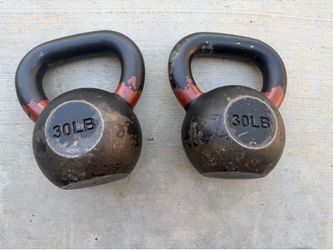 30lb Kettlebells