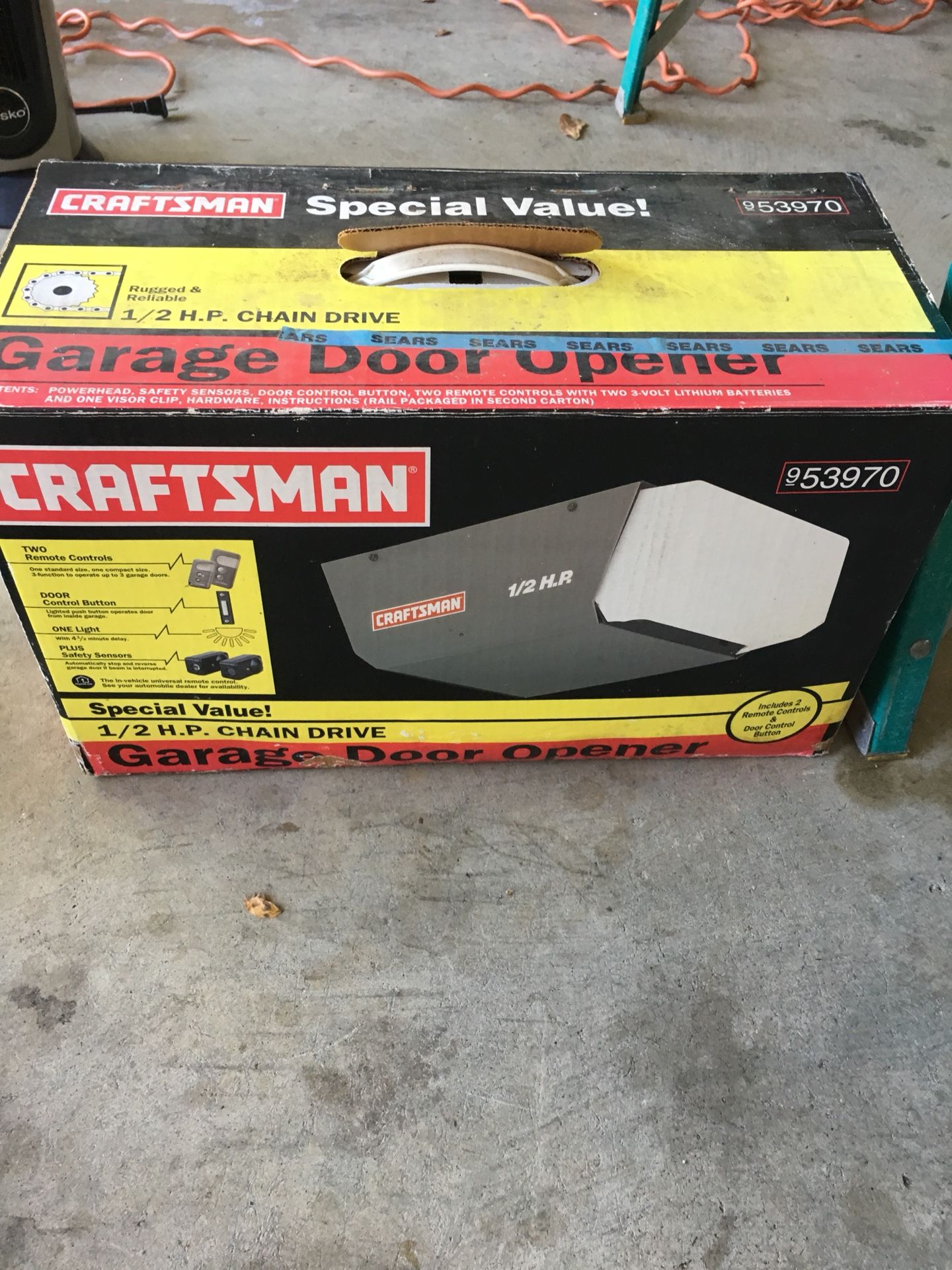 Brand New Craftsman Garage Door Opener