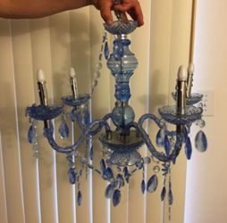 Blue Chandelier