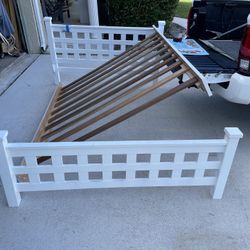 Would queen bed frame good shape?