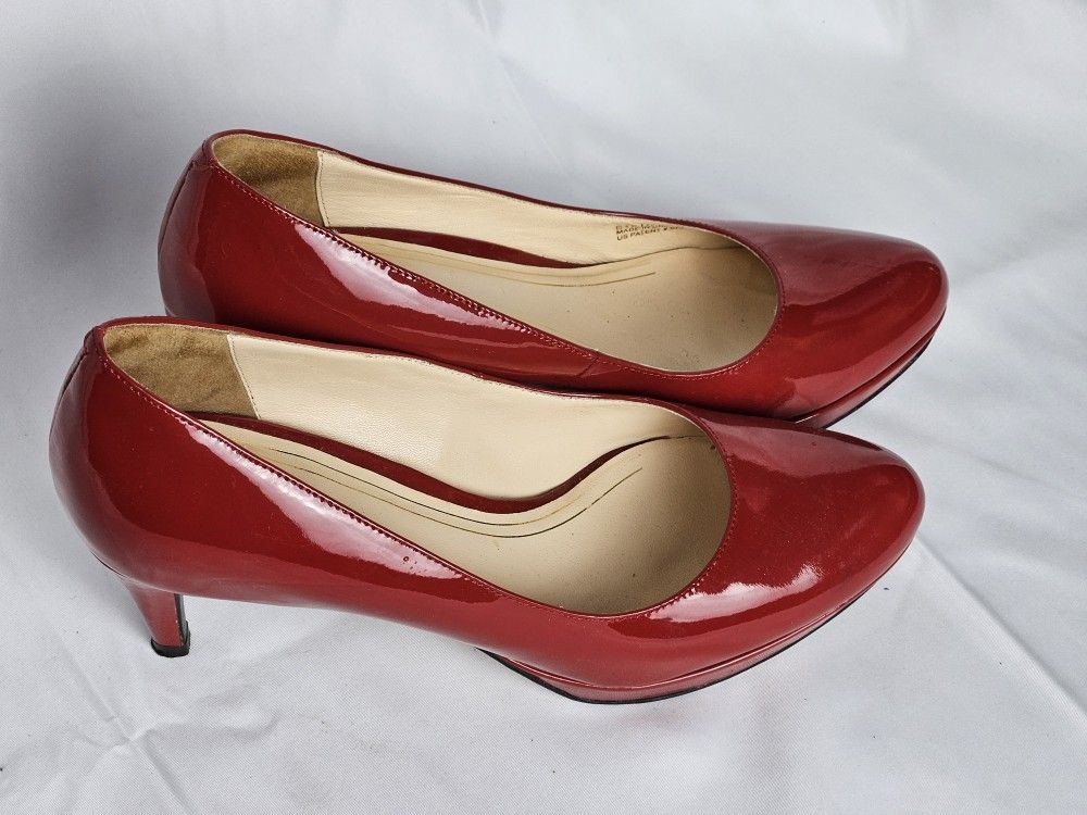Women's Red High Heel Stilettos By Cole Haan Size 8