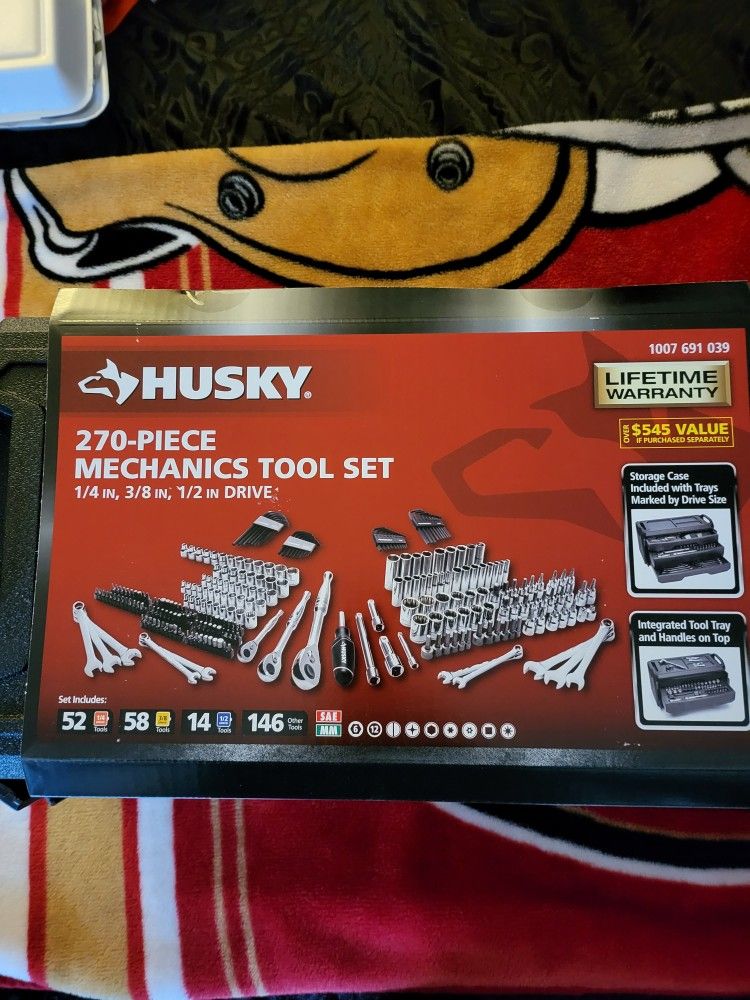 Husky 270 Piece Mechanics Tool Set