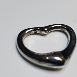 Heart Pendant , Like New, Stainless Steel
