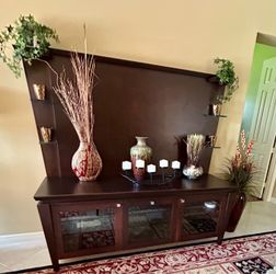 Dark Wood Entertainment Center
