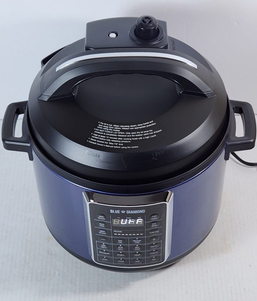 Aa Cooker Blue Diamond 6QT Electric Pressure Cooker - 16-in-1 Multi-Cooker With ...