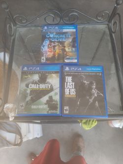 Playstation  Games ,3 Games $45 Dollares