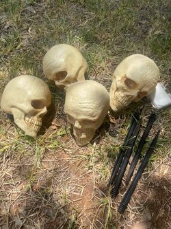 Pathway Skull Lights Halloween Decor