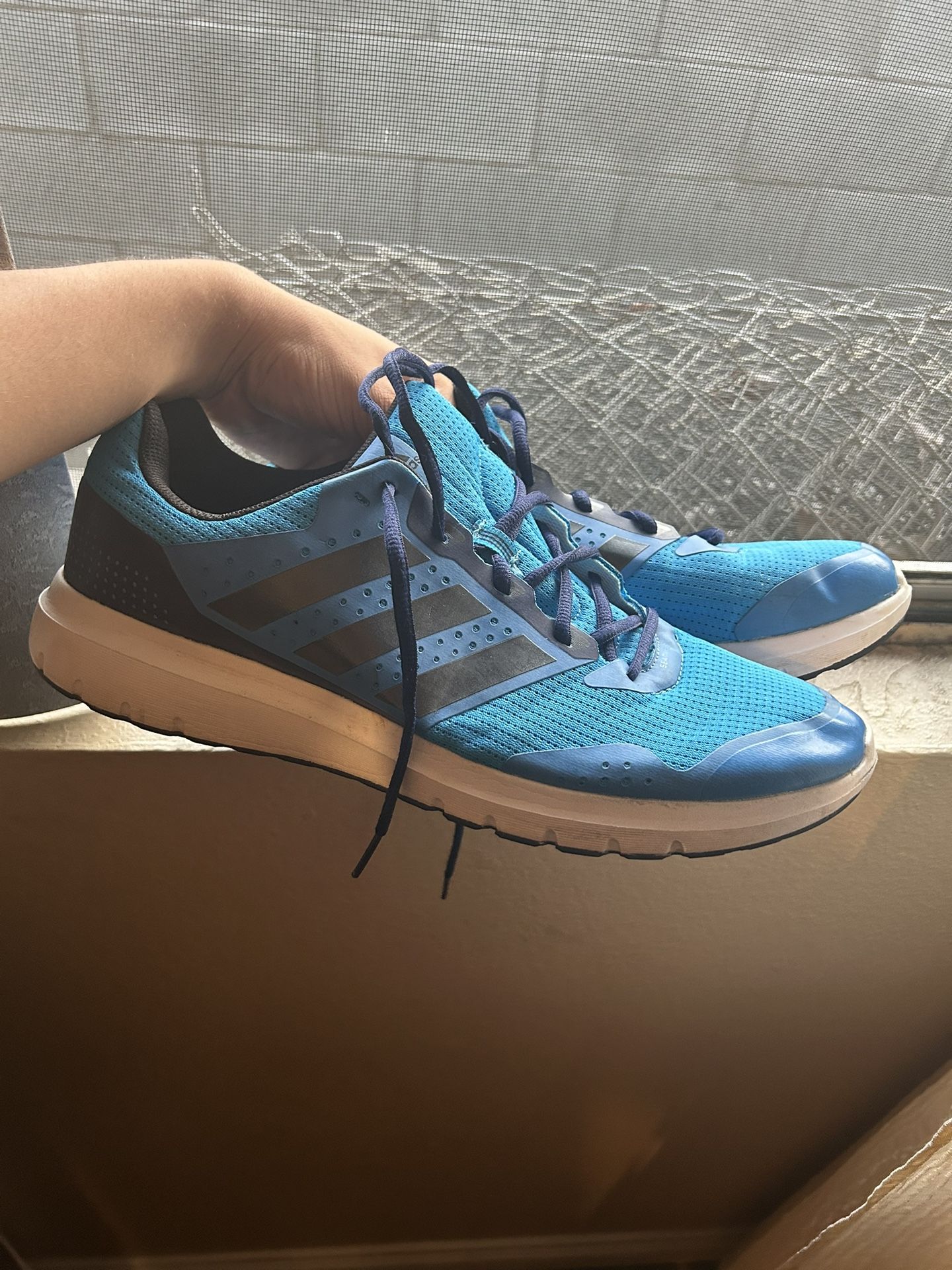 Adidas Blue Running Shoes Size 13