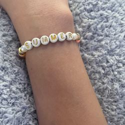 Clay Bead, Summer Bracelet