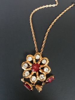 Vintage gold plated necklace