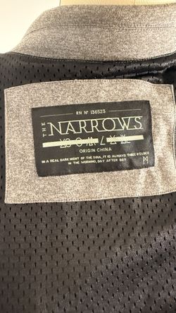 The Narrows Heather Gray Lightweight Button Front Jacket Mens Size L