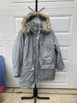 NEW Time And Tru Seafoam Green Winter Parka Ladies 2X