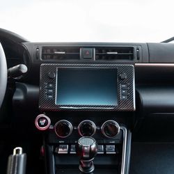 Carbon Fiber Center Dash Display Cover for Toyota GR86 / Subaru BRZ 2022-2024