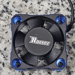 Blue And Black 30mm Aluminum Cooling Fan For 1/10 RC Cars/Trucks ESC Or Motor