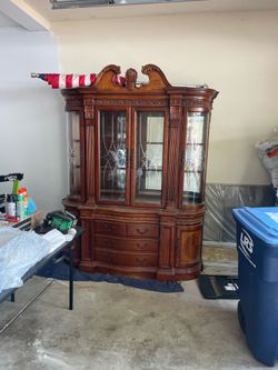 Plunkett Furniture Hardwood China Cabinet
