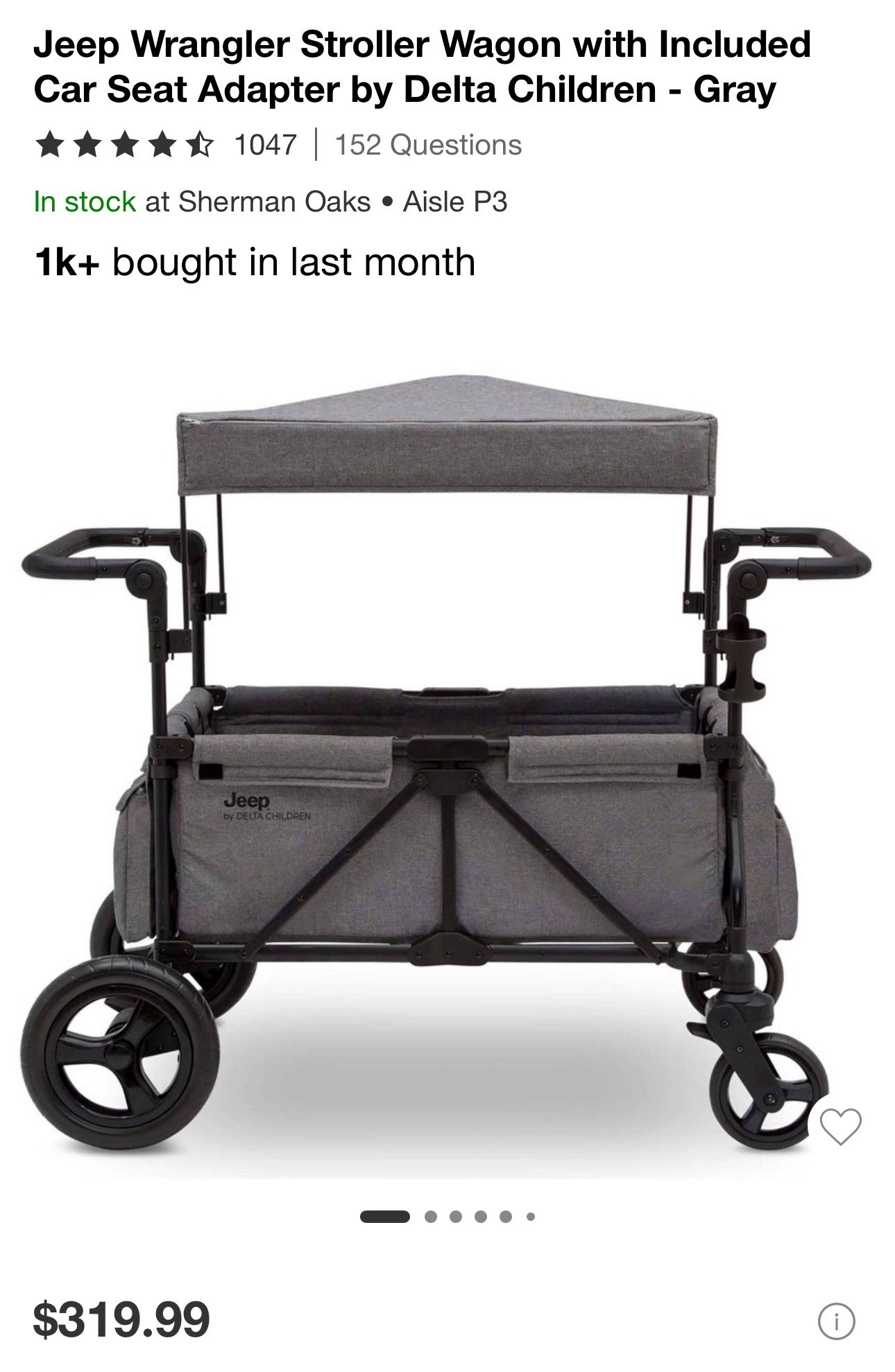 Jeep Stroller Wagon