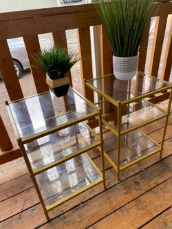 Glass top table set