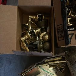 Lots Of Door Handles And Locks In Good Working Condition 