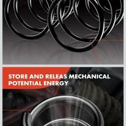 A-premium 2pcs Front Suspension Coil Spring Compatible With Ford Escape...
