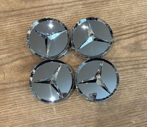 Mercedes Wheel Rim Center Cap - 4 PCs