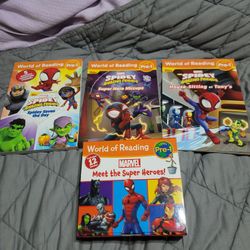 Marvel Heroes World Of Reading Level Reader Books