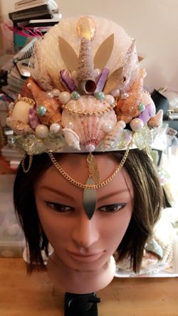Handmade mermaid crown