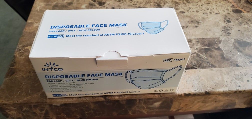 Disposable Face Mask - BLUE