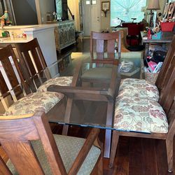 All Wood Dinning Room Set