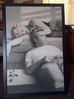 Marilyn Monroe and James Dean