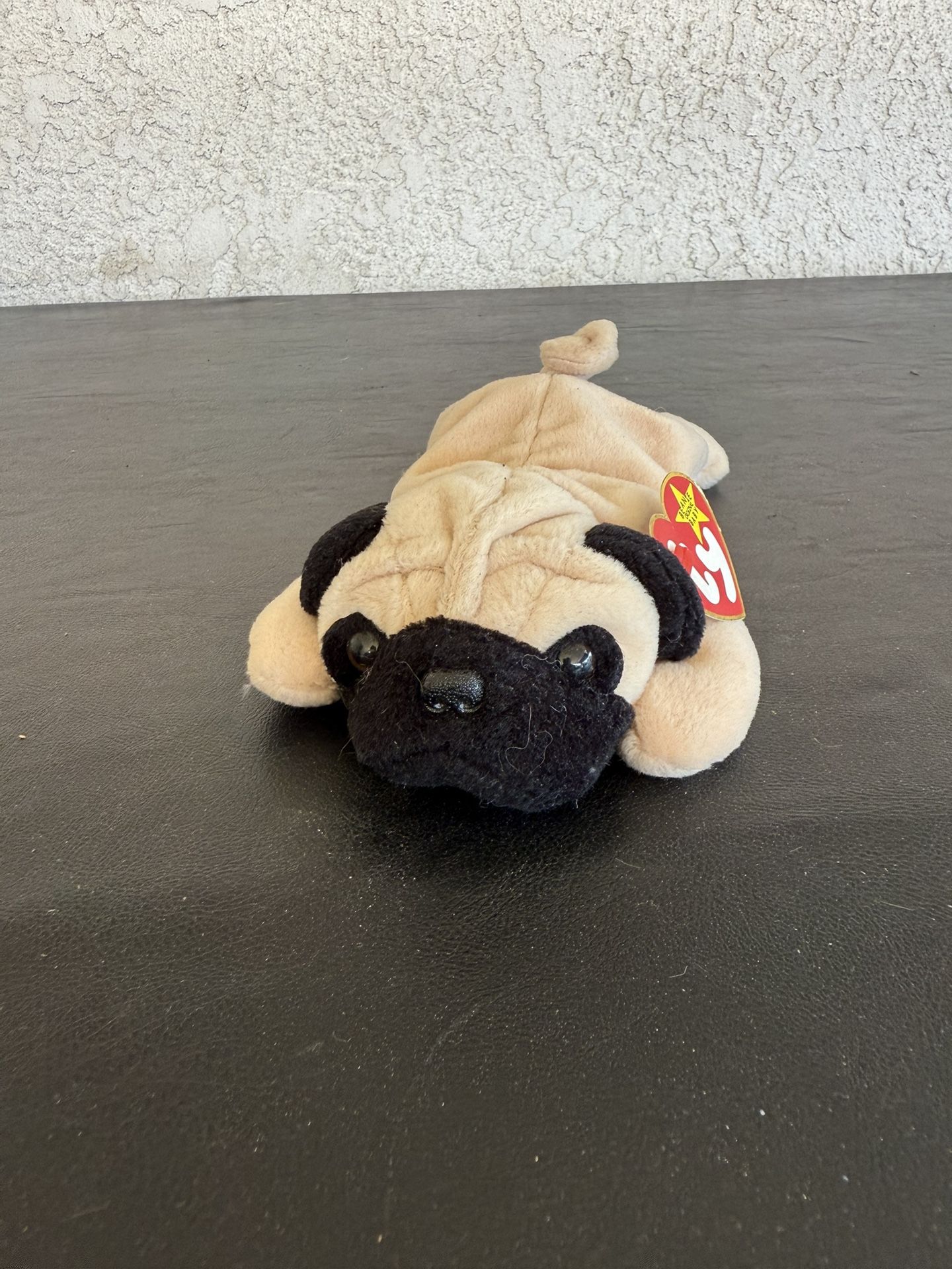 TY Beanie Baby Pug Dog Named Pugsly