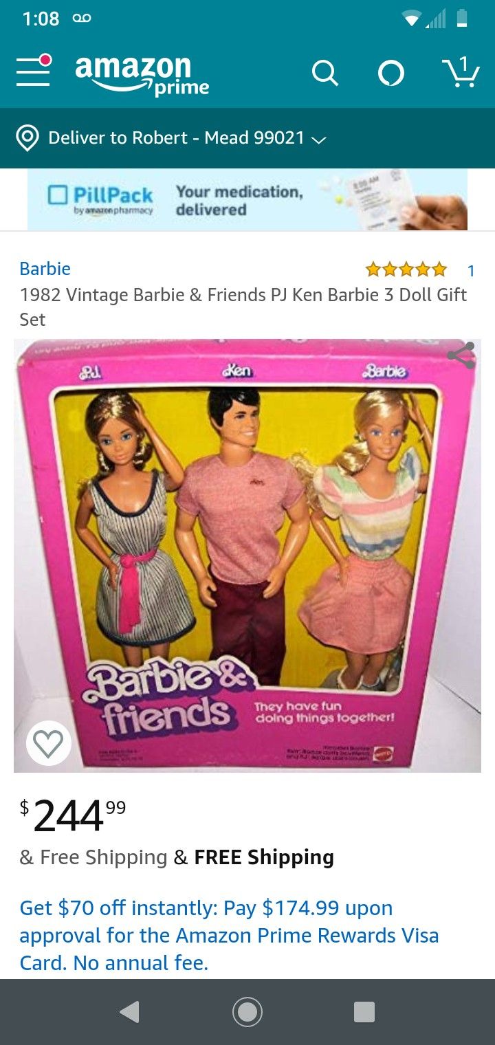 1982 Barbie & Friends NEW Never OPENED