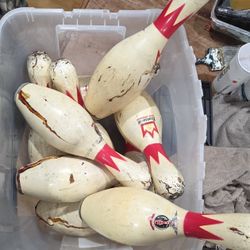 Old Bowling Pins