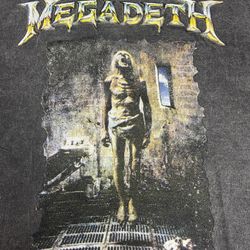 Megadeath Modern Boot AOP T-Shirt - Size Large