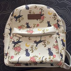 Sailor Moon Luna Floral Mini Backpack