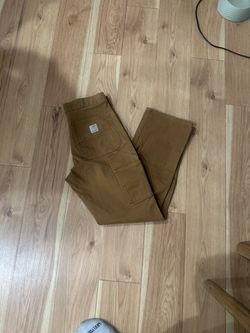 Carhartt Brown Duck Work Pants relaxed fit 30