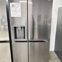 LG Side By Side Refrige With Small Door And Craft Ice Maker 