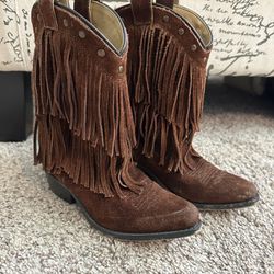 Shyanne Girls Western Fringe Boot Size 13