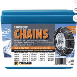 Peerless Chain Truck Tire Chains with Rubber Tighteners, #0222930