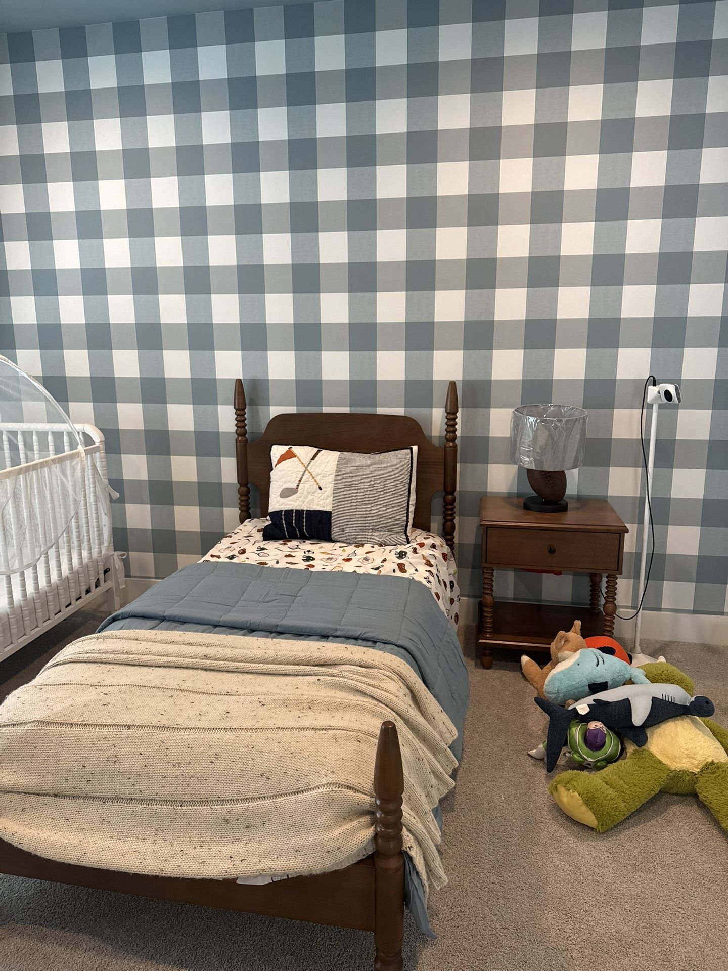 Kids Twin Bed Frame And Matching Nightstand