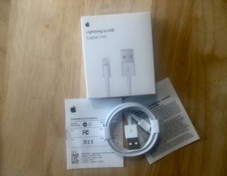 OEM Apple iPhone XS Max X 8 7 6S Lightning USB Cable Charger 1M