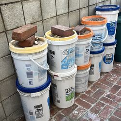 FREE:  10 plastic buckets