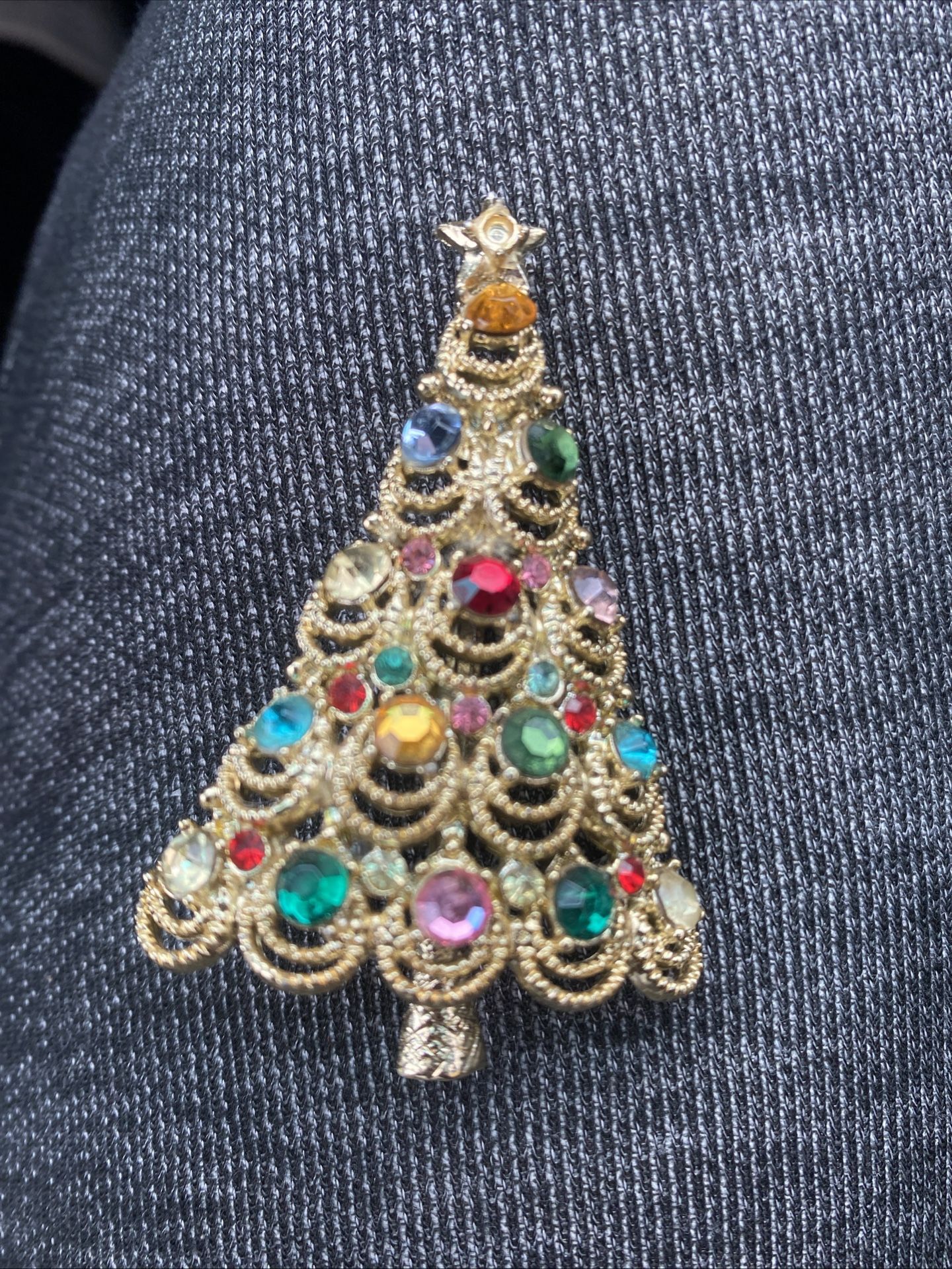 Pakula Christmas Tree Brooch