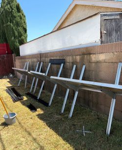 Shelves for a cargo van came off a pro master van
