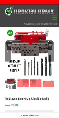 Broken Armory - AR15 jig and tool bundle