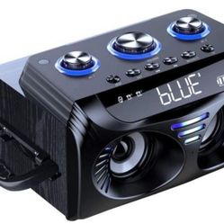 VAENSONG Bluetooth Speakers with Subwoofer, 20W Portable Wireless