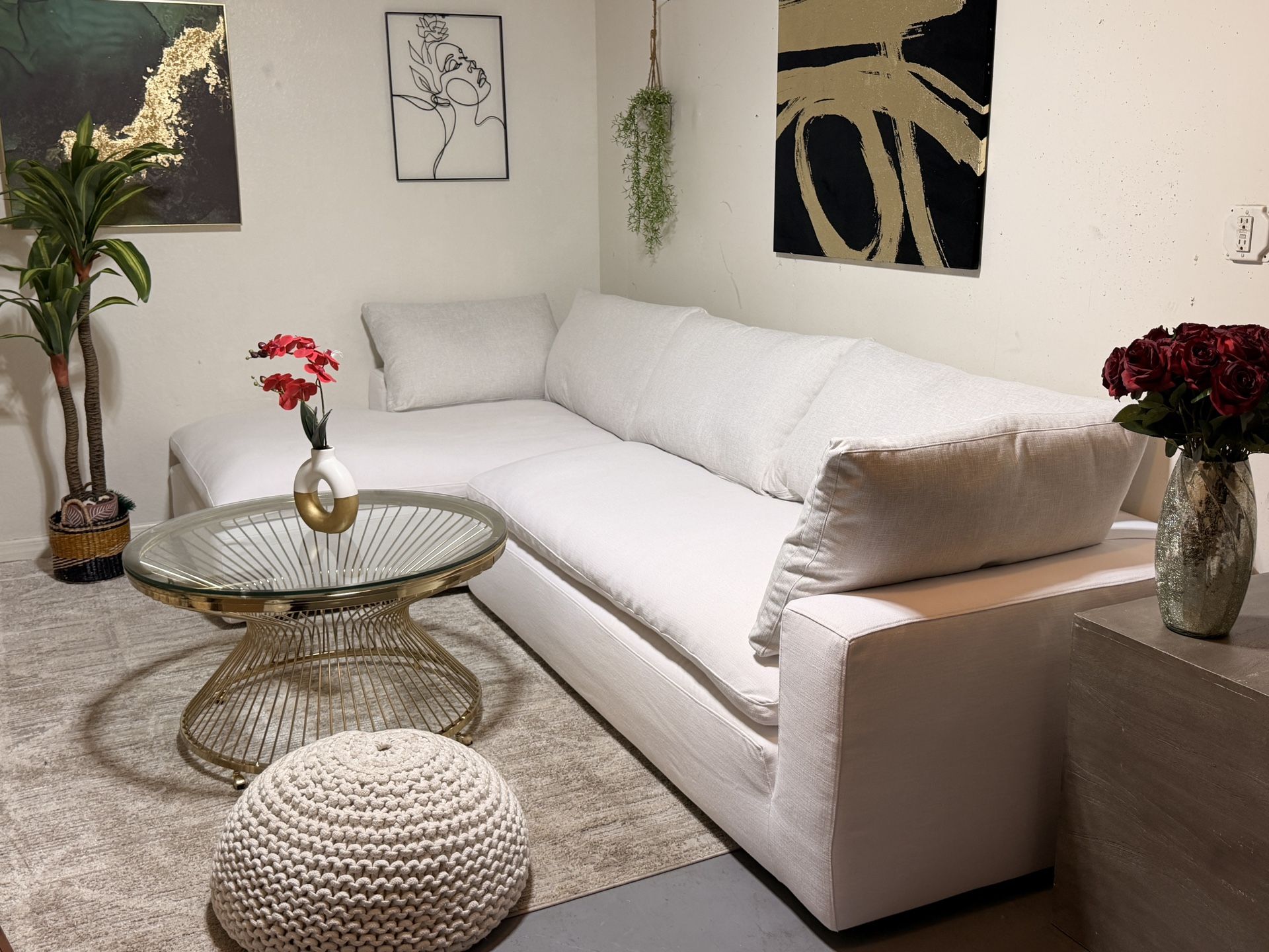 RH RESTORATION HARDWARE WHITE CLOUD SECTIONAL Couch Sofa – RETAIL 15k