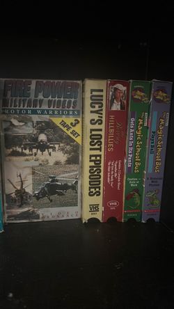 Lot of 5 VHS Tapes Mixed Titles