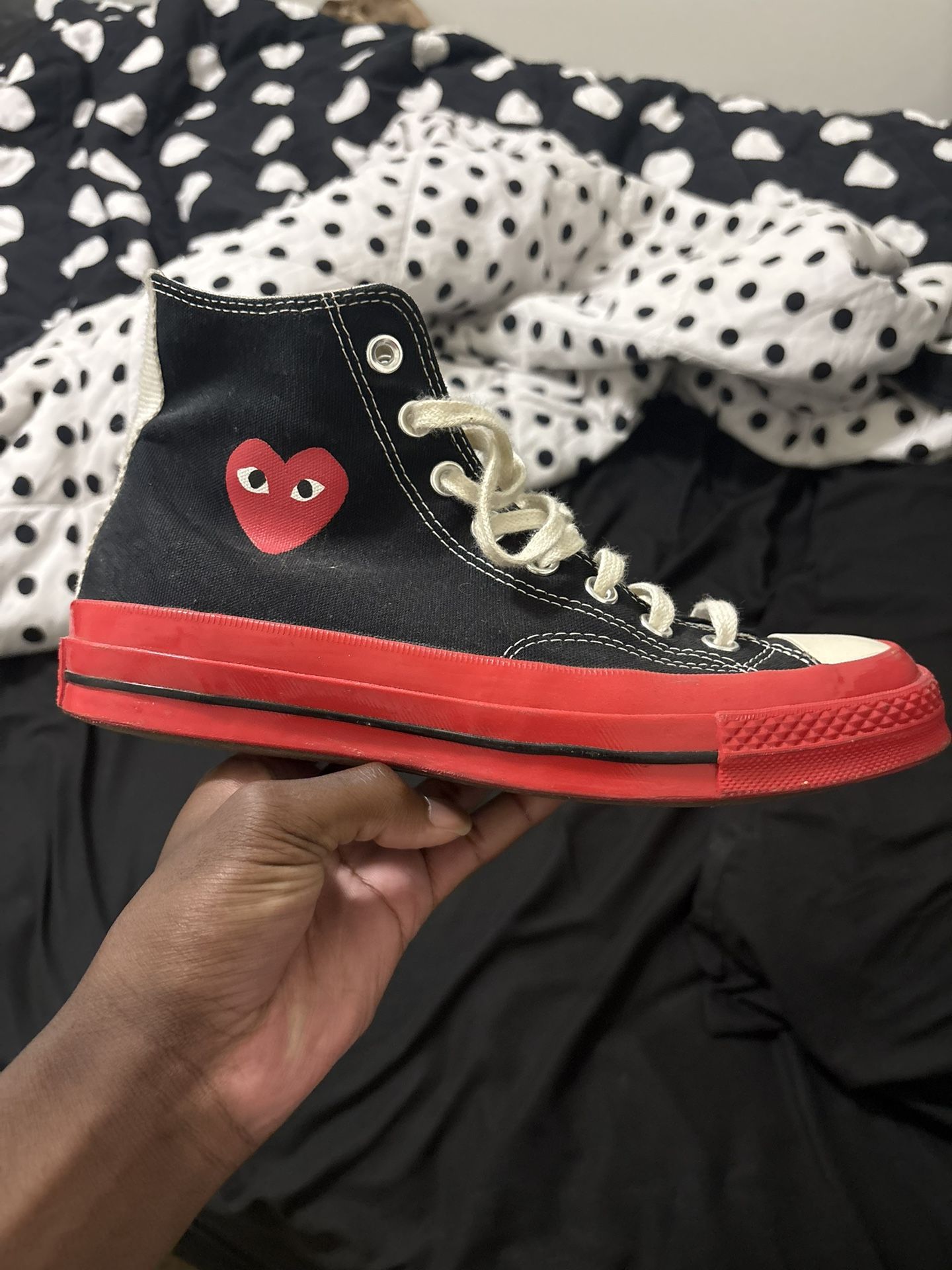 Comme Des Garcons Hightop Size 7!!!!