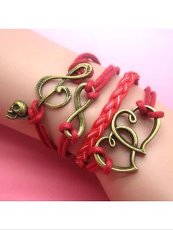 Leather style bracelet
