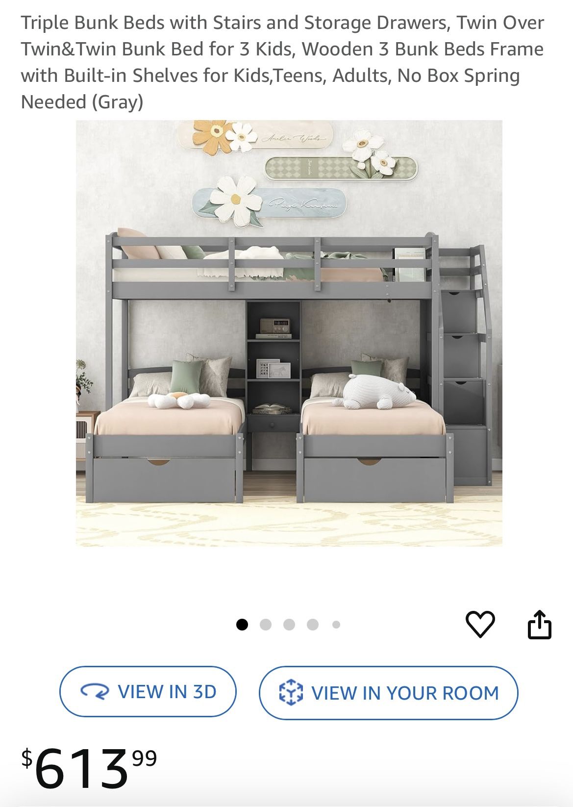 Triple Bunk Bed 